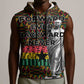 Kwame Nkrumah Ghana Sleeveless Hoodie Kente Pattern African - African Pride