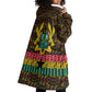 Kwame Nkrumah Ghana Wearable Blanket Hoodie Kente Pattern African