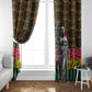 Kwame Nkrumah Ghana Window Curtain Kente Pattern African