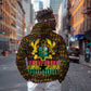 Kwame Nkrumah Ghana Zip Hoodie Kente Pattern African