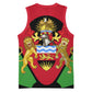 Malawi Basketball Jersey Flag Colors Blended with National Emblem TS04