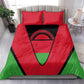 Malawi Bedding Set Flag Colors Blended with National Emblem
