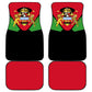 Malawi Car Mats Flag Colors Blended with National Emblem