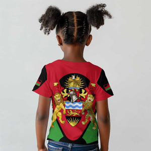 Malawi Kid T shirt Flag Colors Blended with National Emblem