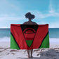 Malawi Sarong Flag Colors Blended with National Emblem