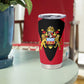 Malawi Tumbler Cup Flag Colors Blended with National Emblem