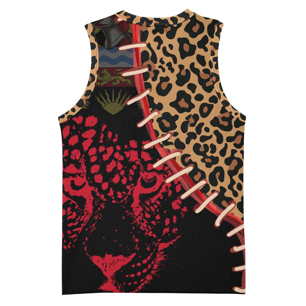 Leopard and Lion Malawi Basketball Jersey Unity and Freedom TS04