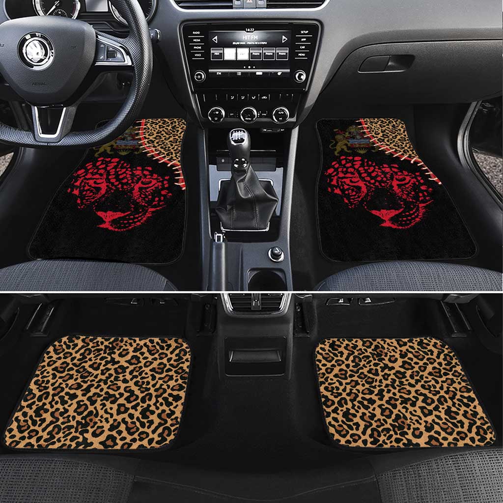 Leopard and Lion Malawi Car Mats Unity and Freedom