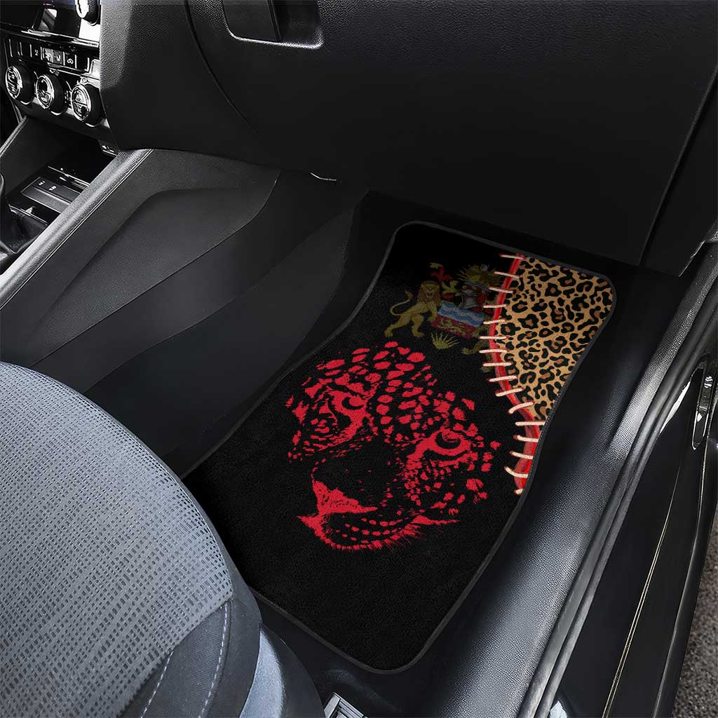 Leopard and Lion Malawi Car Mats Unity and Freedom