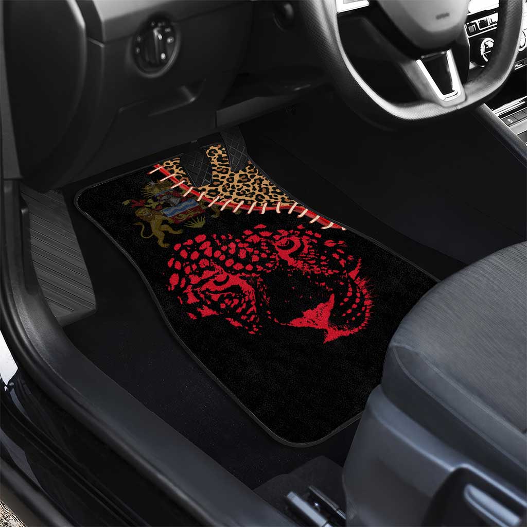 Leopard and Lion Malawi Car Mats Unity and Freedom