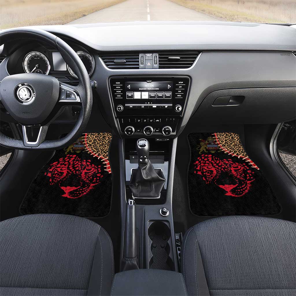 Leopard and Lion Malawi Car Mats Unity and Freedom