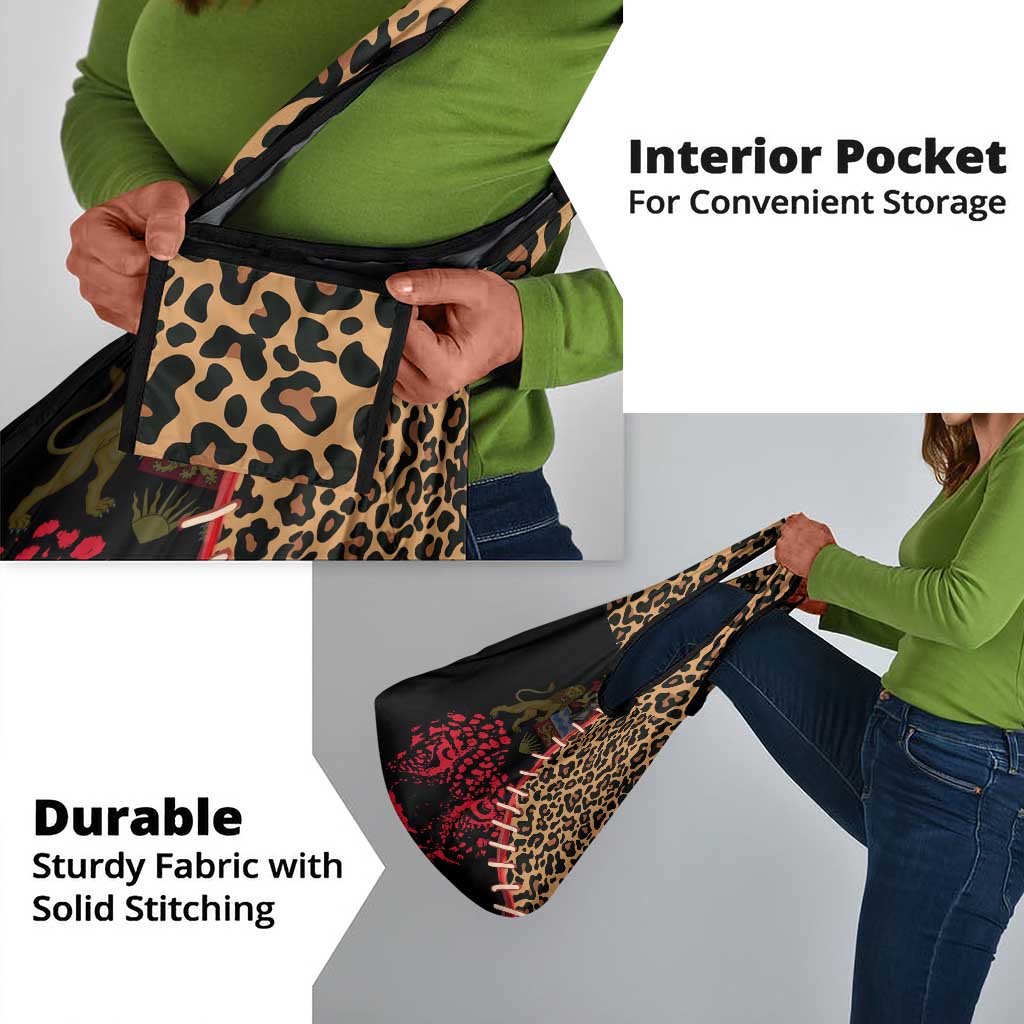 Leopard and Lion Malawi Grocery Bag Unity and Freedom