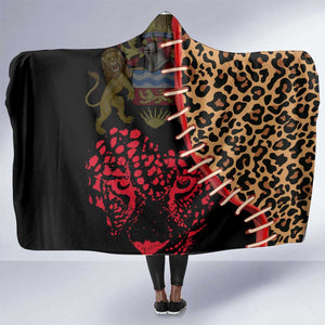 Leopard and Lion Malawi Hooded Blanket Unity and Freedom