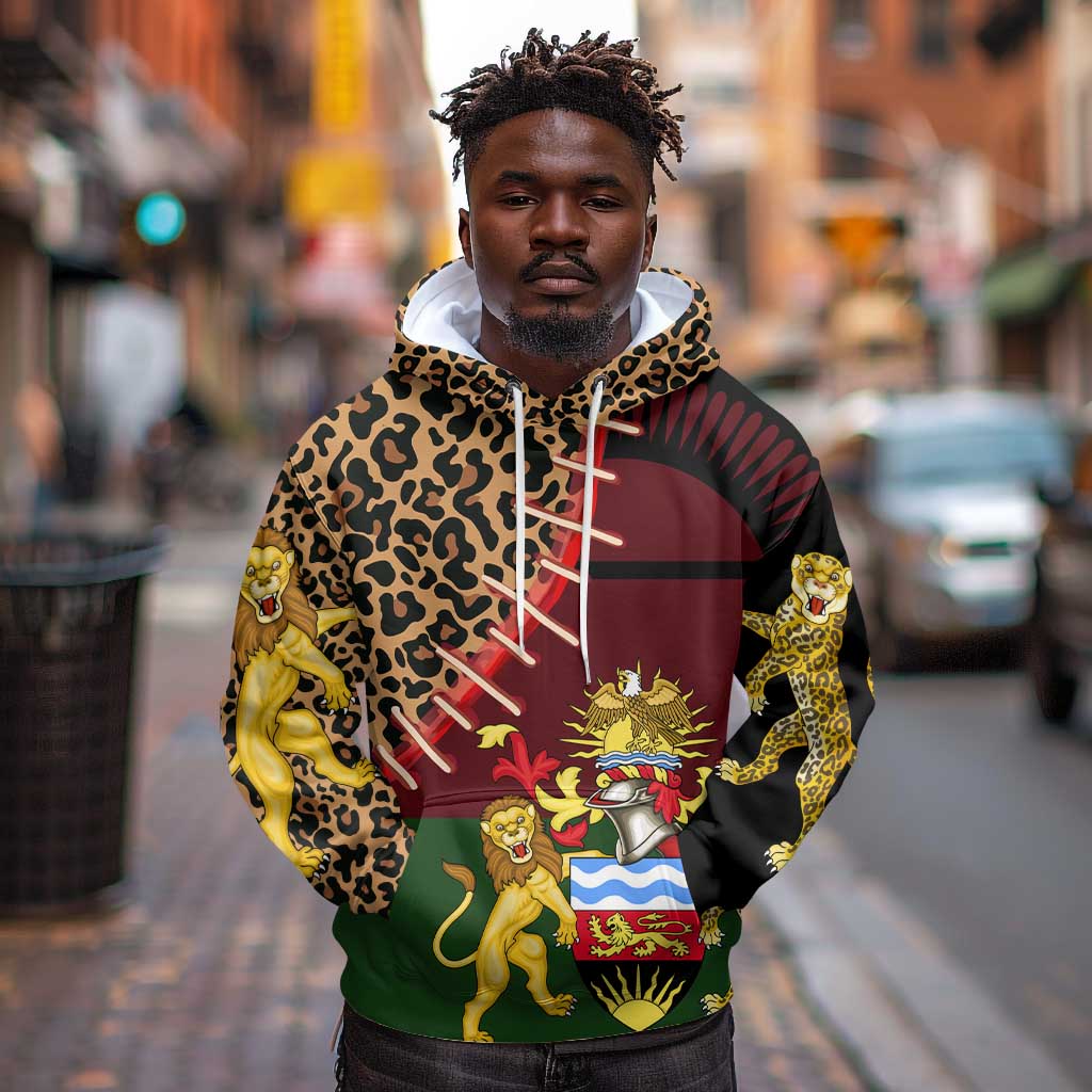 Leopard and Lion Malawi Hoodie Unity and Freedom