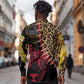 Leopard and Lion Malawi Long Sleeve Button Shirt Unity and Freedom