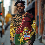 Leopard and Lion Malawi Long Sleeve Shirt Unity and Freedom