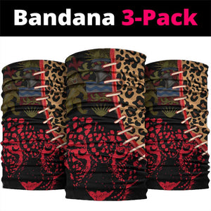 Leopard and Lion Malawi Neck Gaiter Unity and Freedom TS04
