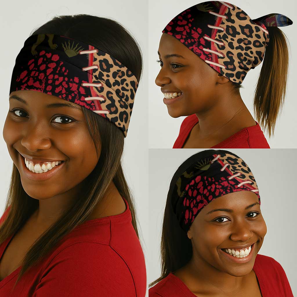 Leopard and Lion Malawi Neck Gaiter Unity and Freedom TS04
