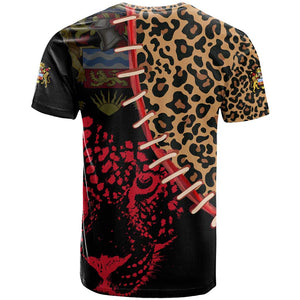 Leopard and Lion Malawi T shirt Unity and Freedom