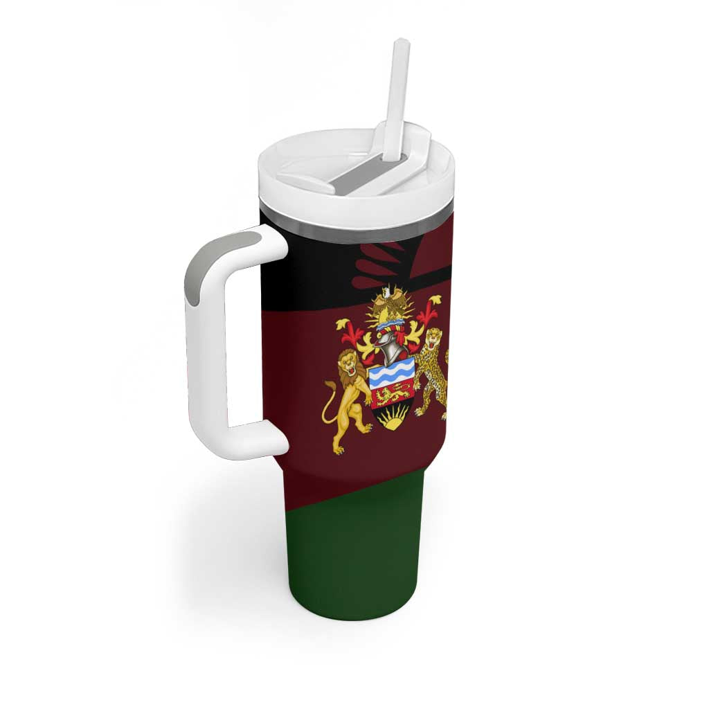 Leopard and Lion Malawi Tumbler With Handle Unity and Freedom