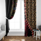 Leopard and Lion Malawi Window Curtain Unity and Freedom