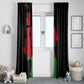 Malawi Lion Map Flag Window Curtain Wildlife Fusion Design