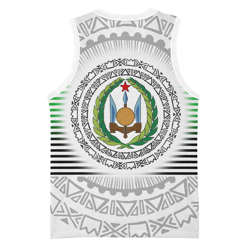 African Tribal Djibouti Roots Basketball Jersey Urban Streetwear TS04