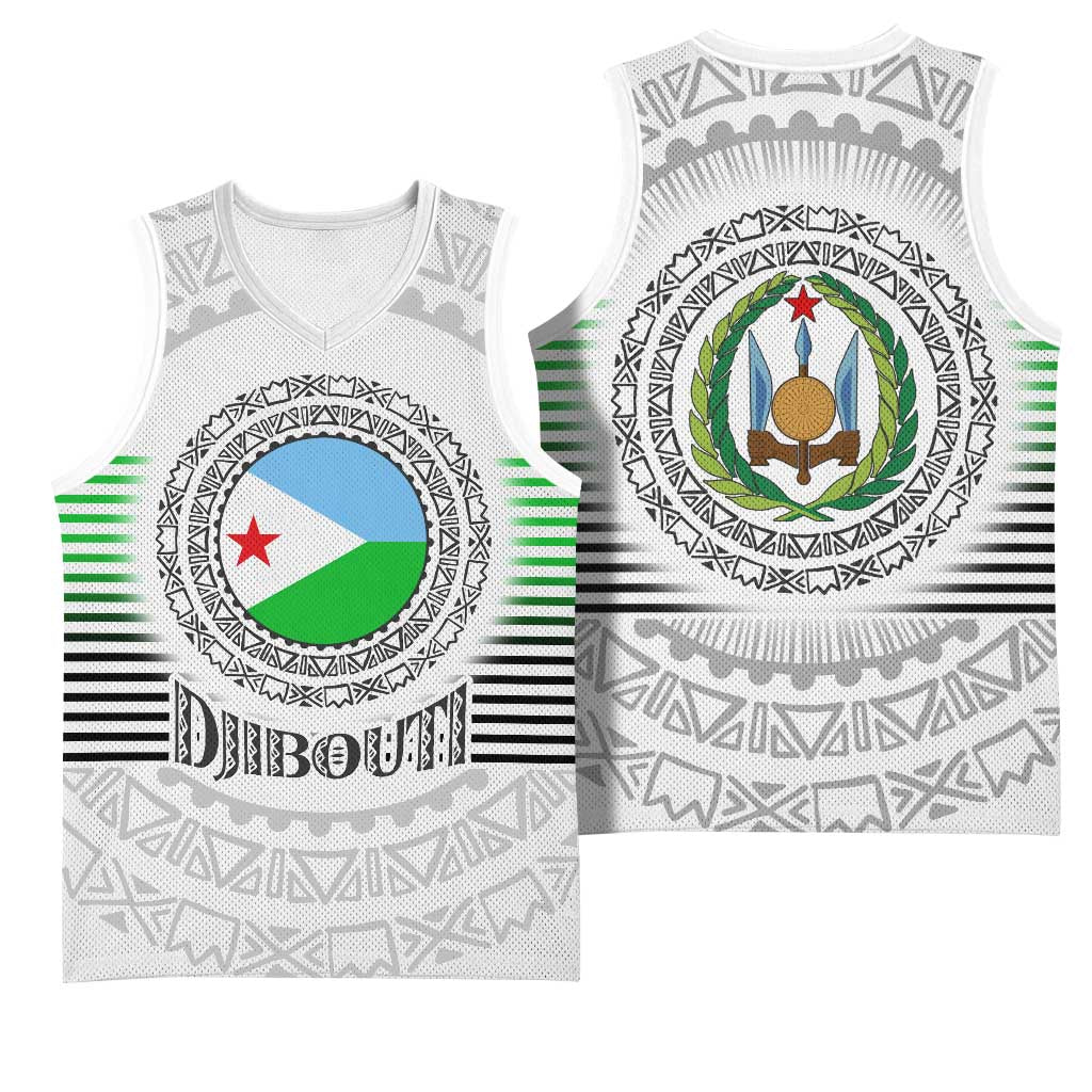 African Tribal Djibouti Roots Basketball Jersey Urban Streetwear TS04