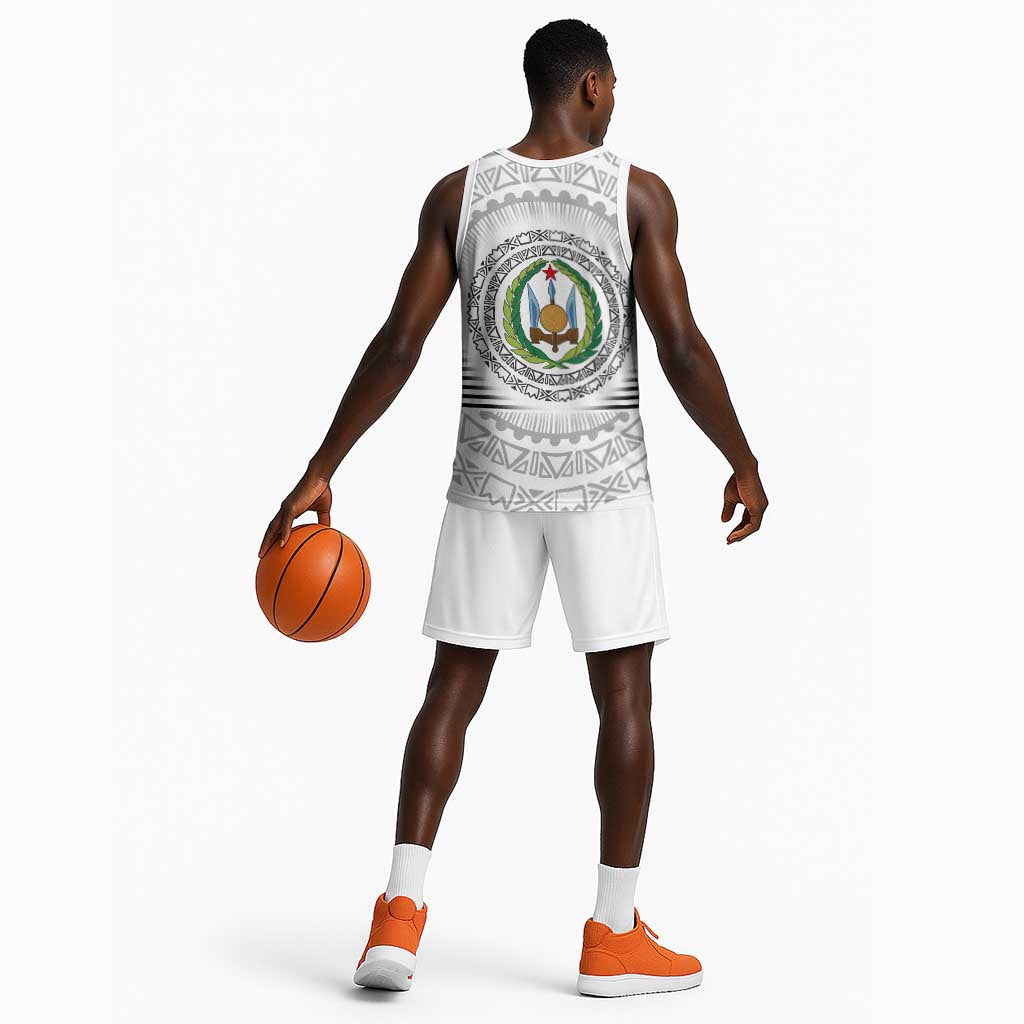 African Tribal Djibouti Roots Basketball Jersey Urban Streetwear TS04