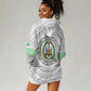 African Tribal Djibouti Roots Hoodie Dress Urban Streetwear