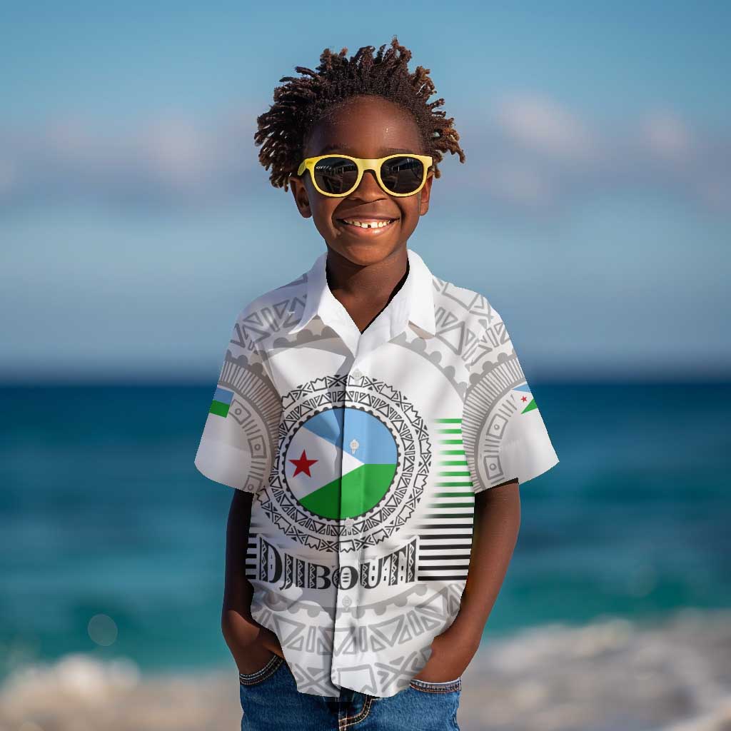 African Tribal Djibouti Roots Kid Hawaiian Shirt Urban Streetwear