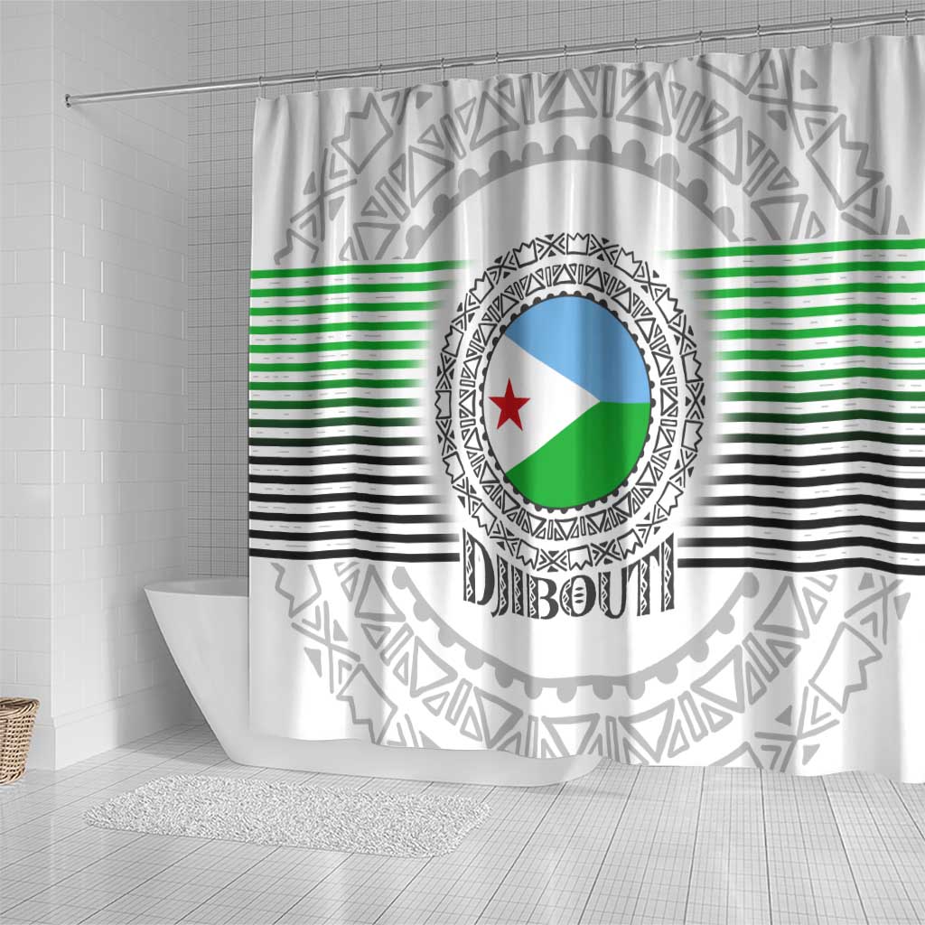 African Tribal Djibouti Roots Shower Curtain Urban Streetwear