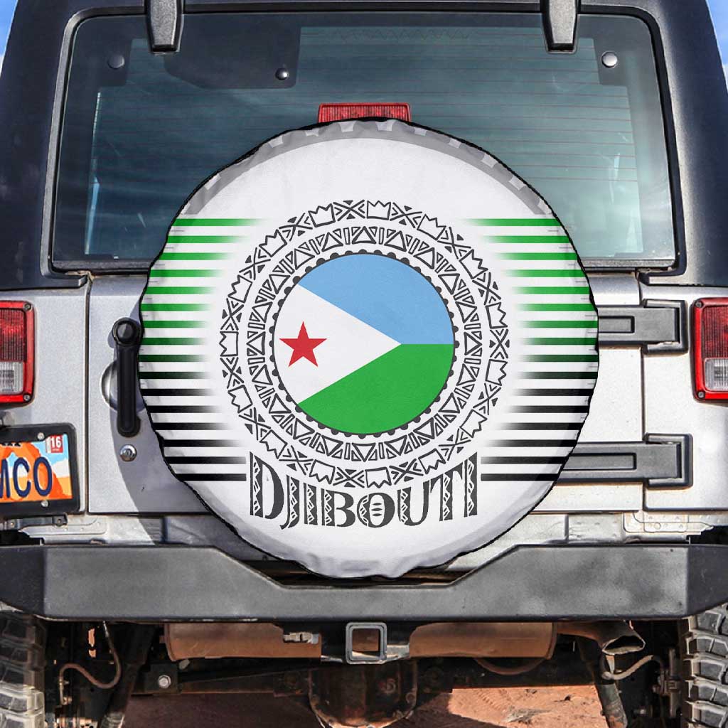 African Tribal Djibouti Roots Spare Tire Cover Urban Streetwear