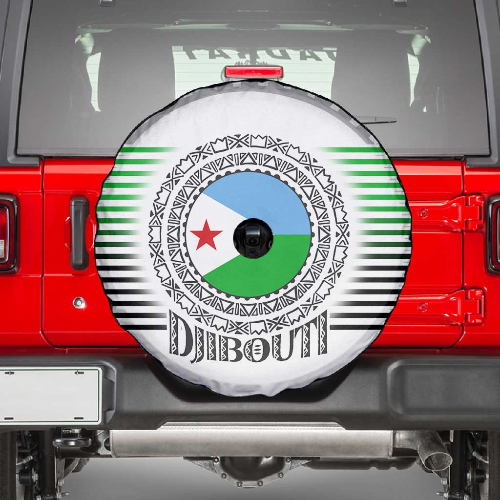 African Tribal Djibouti Roots Spare Tire Cover Urban Streetwear