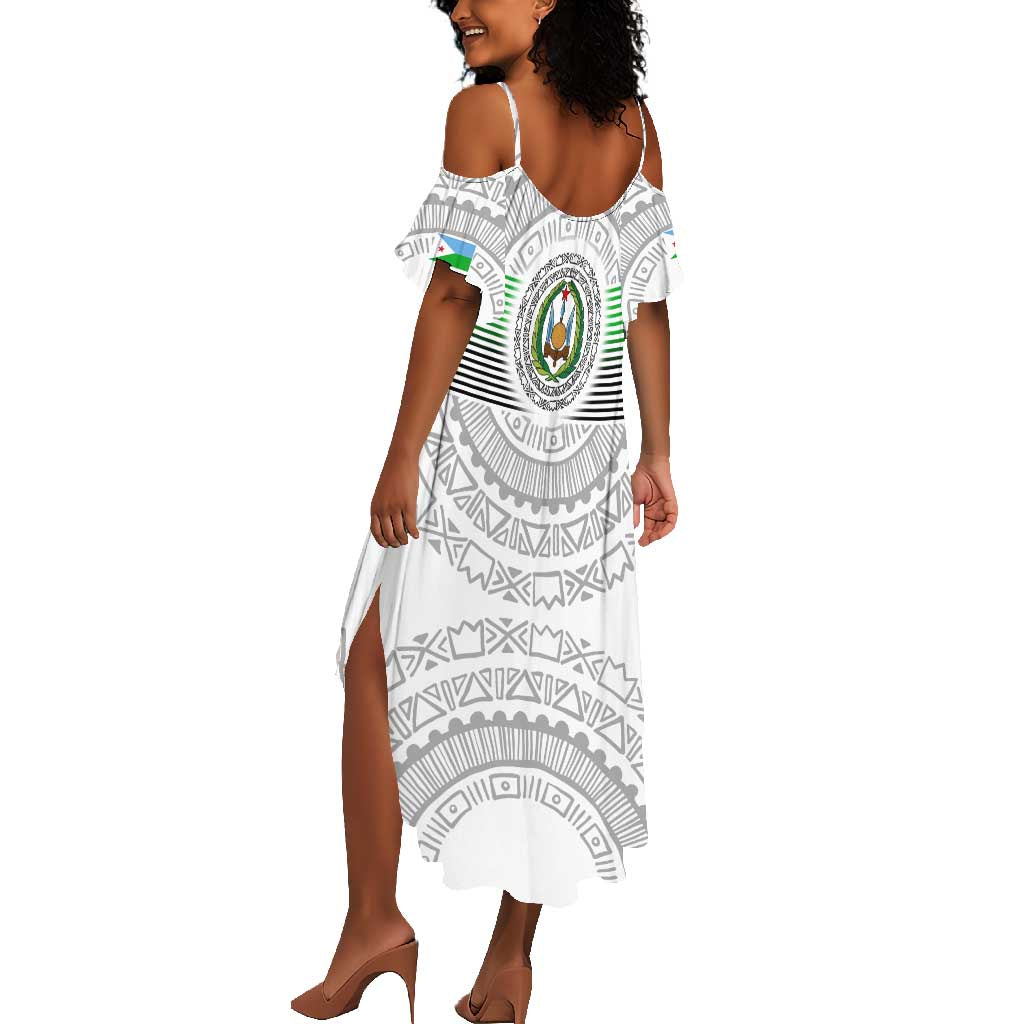 African Tribal Djibouti Roots Summer Maxi Dress Urban Streetwear