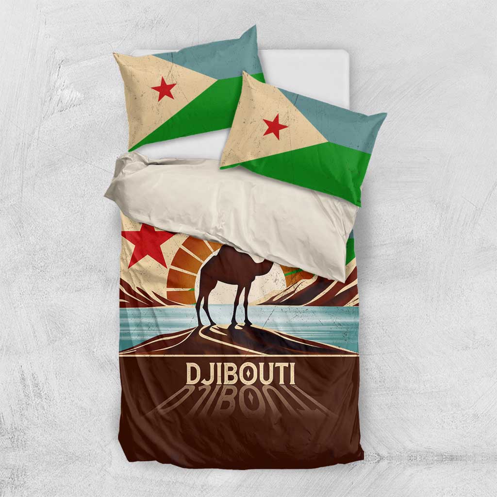 Djibouti Camel Bedding Set Where Desert Meets Sea and Heritage Stands Tall