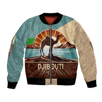 Djibouti Camel Bomber Jacket Where Desert Meets Sea and Heritage Stands Tall