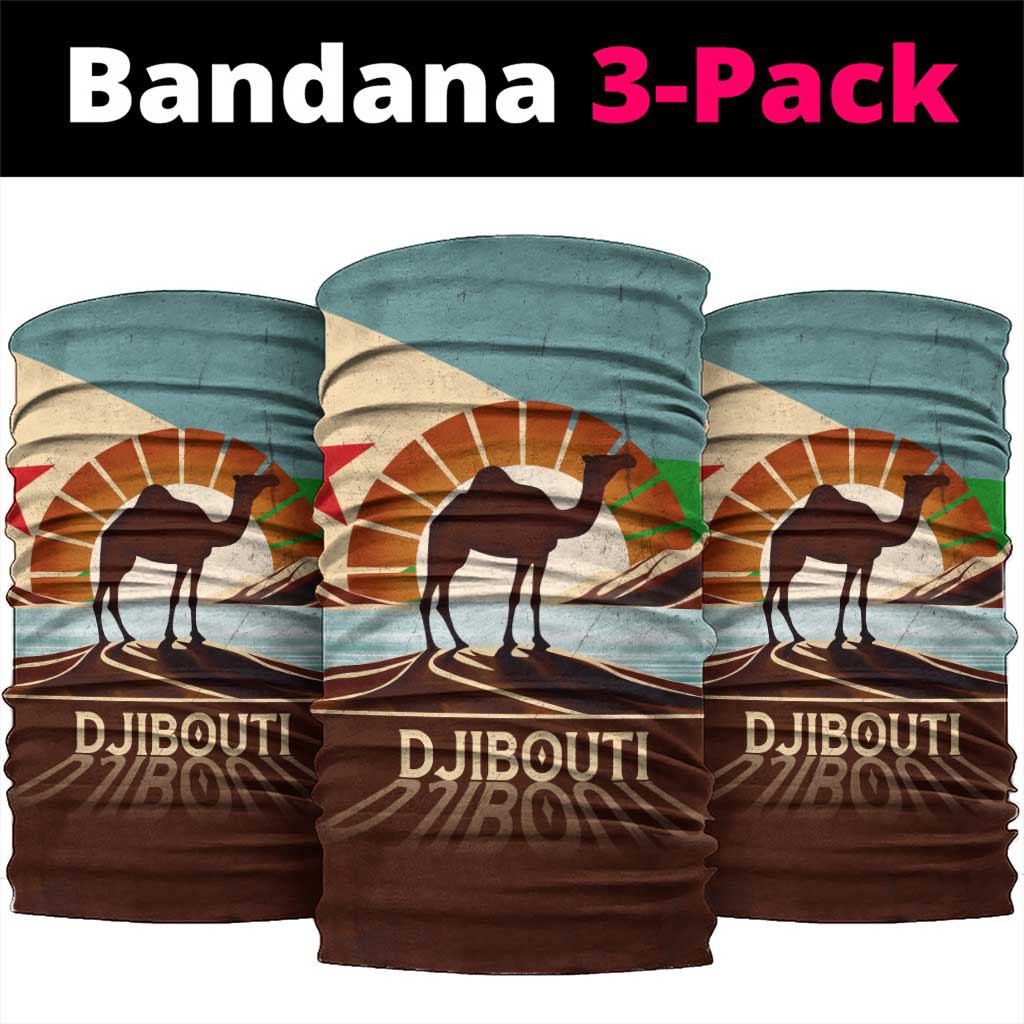 Djibouti Camel Neck Gaiter Where Desert Meets Sea and Heritage Stands Tall TS04