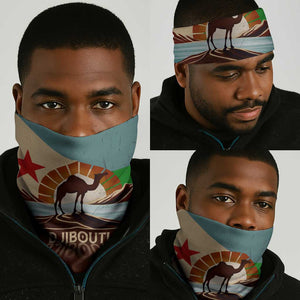 Djibouti Camel Neck Gaiter Where Desert Meets Sea and Heritage Stands Tall TS04