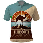 Djibouti Camel Polo Shirt Where Desert Meets Sea and Heritage Stands Tall