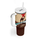 Djibouti Camel Tumbler With Handle Where Desert Meets Sea and Heritage Stands Tall