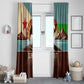 Djibouti Camel Window Curtain Where Desert Meets Sea and Heritage Stands Tall