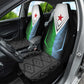 Djibouti Africa Car Seat Cover Tribal Geometry Meets National Colors and Red Star Boldness