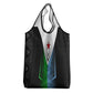 Djibouti Africa Grocery Bag Tribal Geometry Meets National Colors and Red Star Boldness