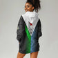 Djibouti Africa Hoodie Dress Tribal Geometry Meets National Colors and Red Star Boldness