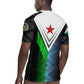 Djibouti Africa Rugby Jersey Tribal Geometry Meets National Colors and Red Star Boldness