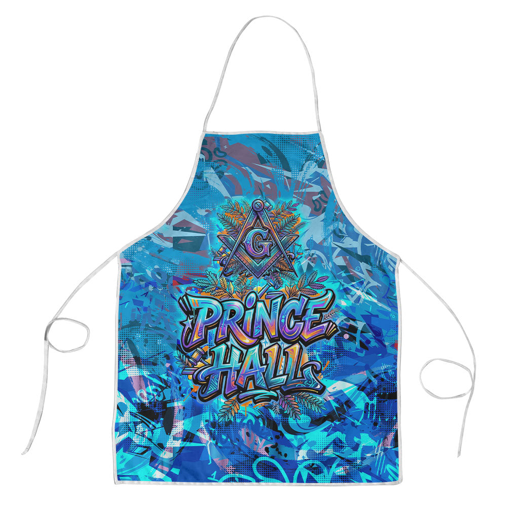 Prince Hall Freemasonry Apron Compasses Masonic Art - Urban Graffiti Style