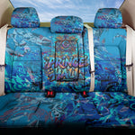 Prince Hall Freemasonry Back Car Seat Cover Compasses Masonic Art - Urban Graffiti Style