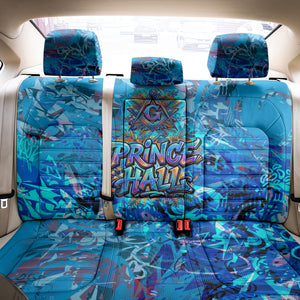 Prince Hall Freemasonry Back Car Seat Cover Compasses Masonic Art - Urban Graffiti Style