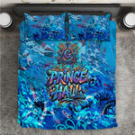 Prince Hall Freemasonry Bedding Set Compasses Masonic Art - Urban Graffiti Style